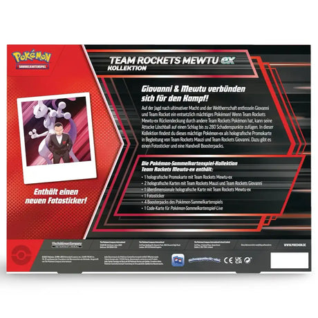 Pokemon Team Rockets Mewtwo ex Kollektion (DE) CardsRfun
