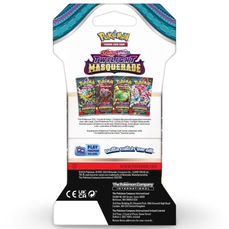 Pokemon Twilight Masquerade - Sleeved Booster