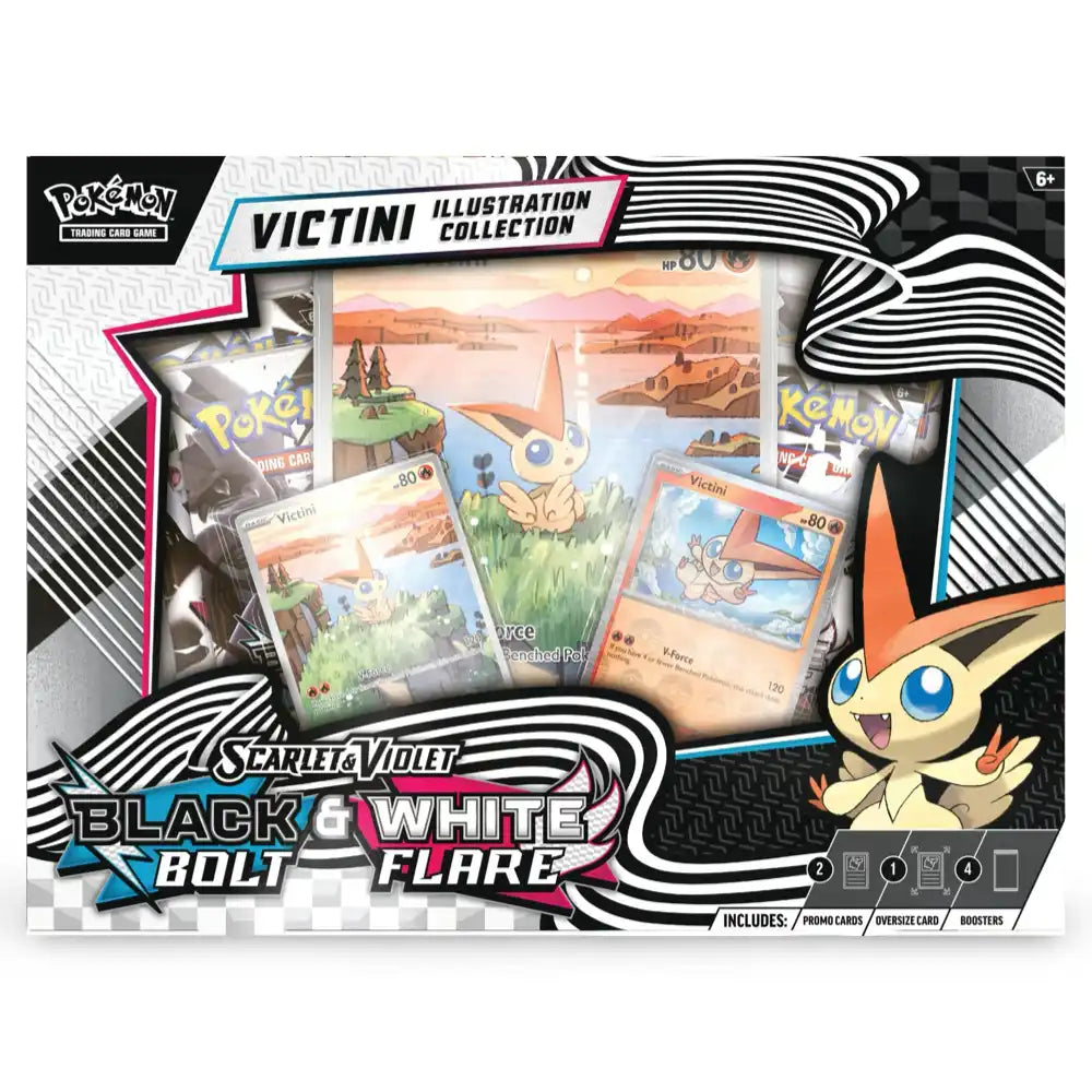 Pokemon Black Bolt & White Flare Victini Illustration Collection (SV10.5) CardsRfun