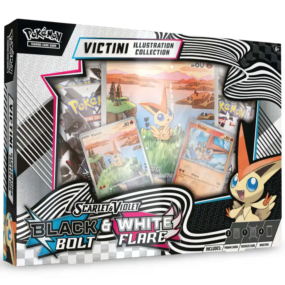 Pokemon Black Bolt & White Flare Victini Illustration Collection (SV10.5) CardsRfun
