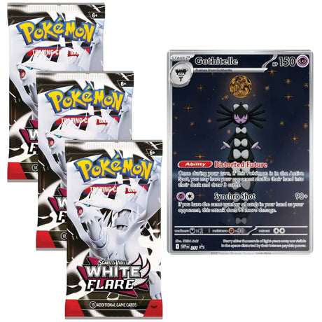 Pokemon White Flare Tech Sticker Collection (SV10.5) CardsRfun