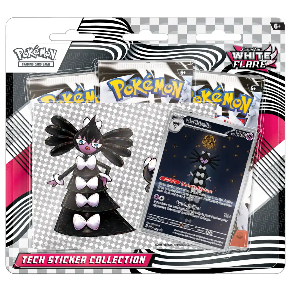 Pokemon White Flare Tech Sticker Collection (SV10.5) CardsRfun