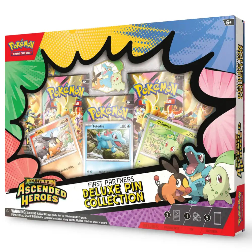 Pokemon Ascended Heroes - First Partner Deluxe Pin Collection CardsRfun