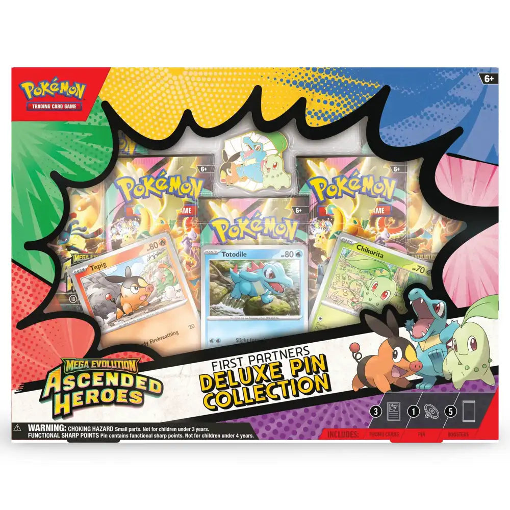 Pokemon Ascended Heroes - First Partner Deluxe Pin Collection CardsRfun
