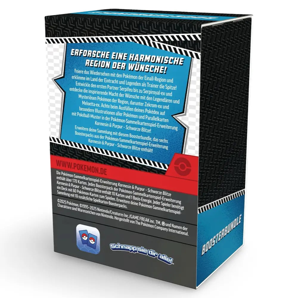 Pokemon Schwarze Blitze - Booster Bundle (SV10.5) (DE) CardsRfun