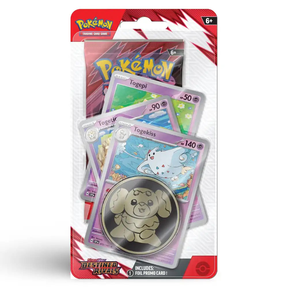 Pokemon Destined Rivals: 1-Pack Premium Blister CardsRfun