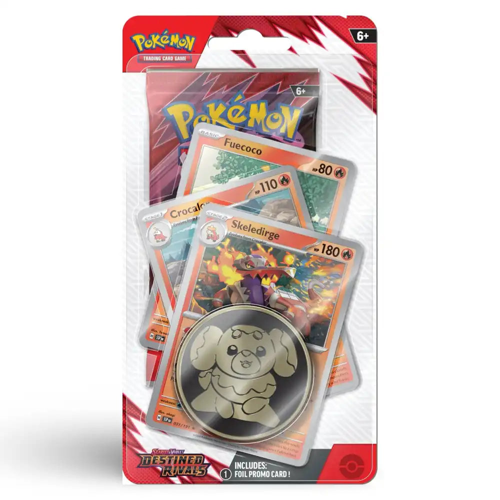 Pokemon Destined Rivals: 1-Pack Premium Blister CardsRfun