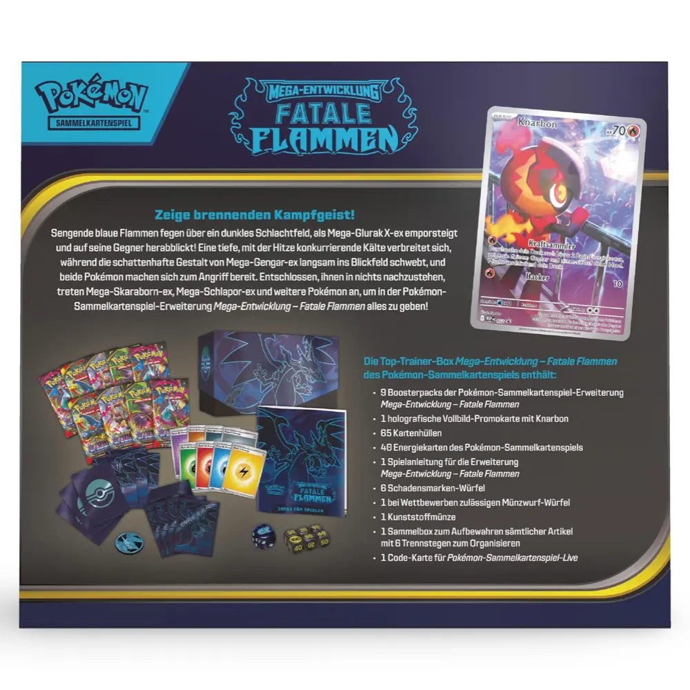 Pokemon Fatale Flamen - Top Trainer Box CardsRfun
