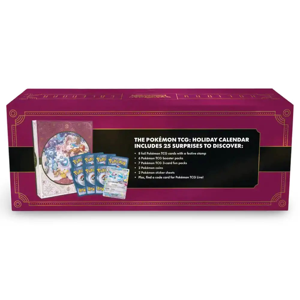 Pokemon Holiday Calendar 2025 CardsRfun