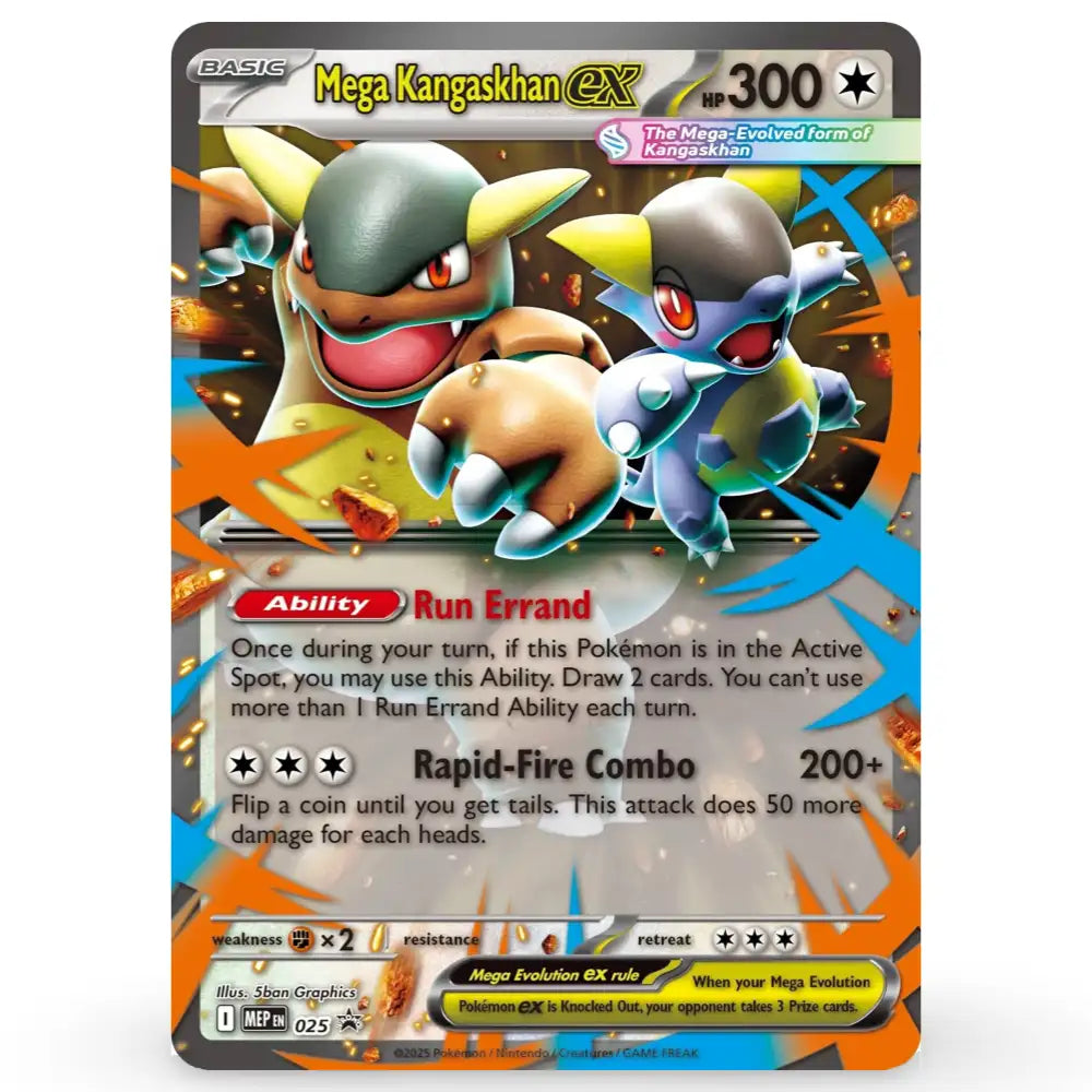 Pokemon Mega Kangaskhan ex Box CardsRfun
