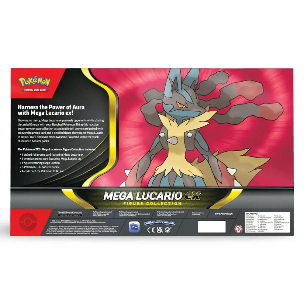 Pokemon Mega Lucario ex Figure Collection CardsRfun