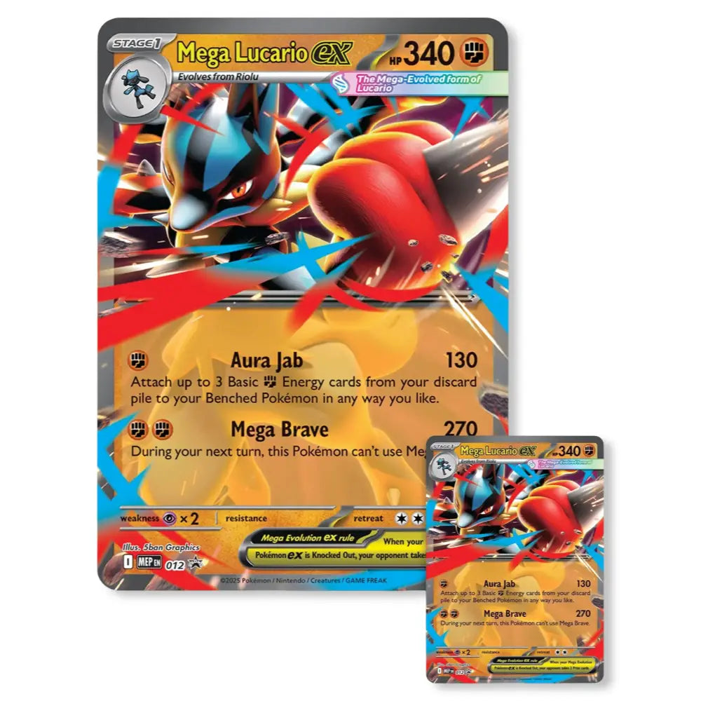 Pokemon Mega Lucario ex Figure Collection CardsRfun