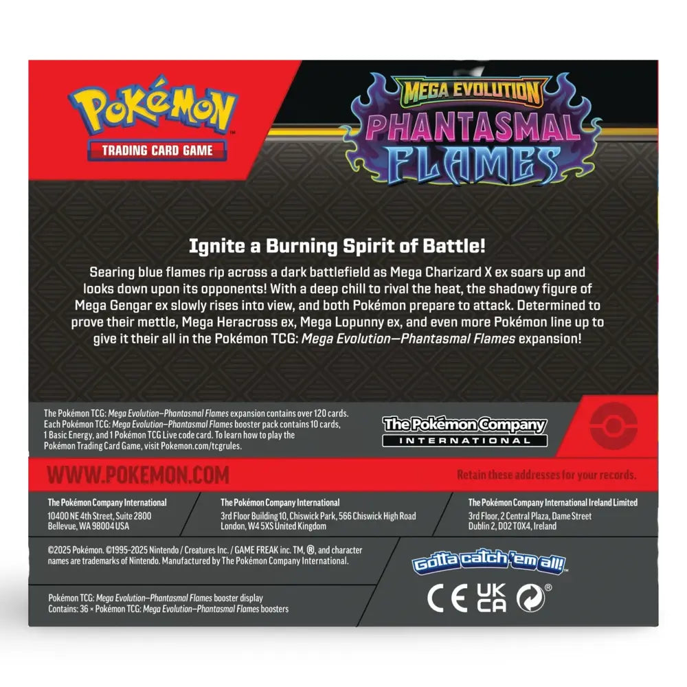 Pokemon Phantasmal Flames - Booster Display CardsRfun
