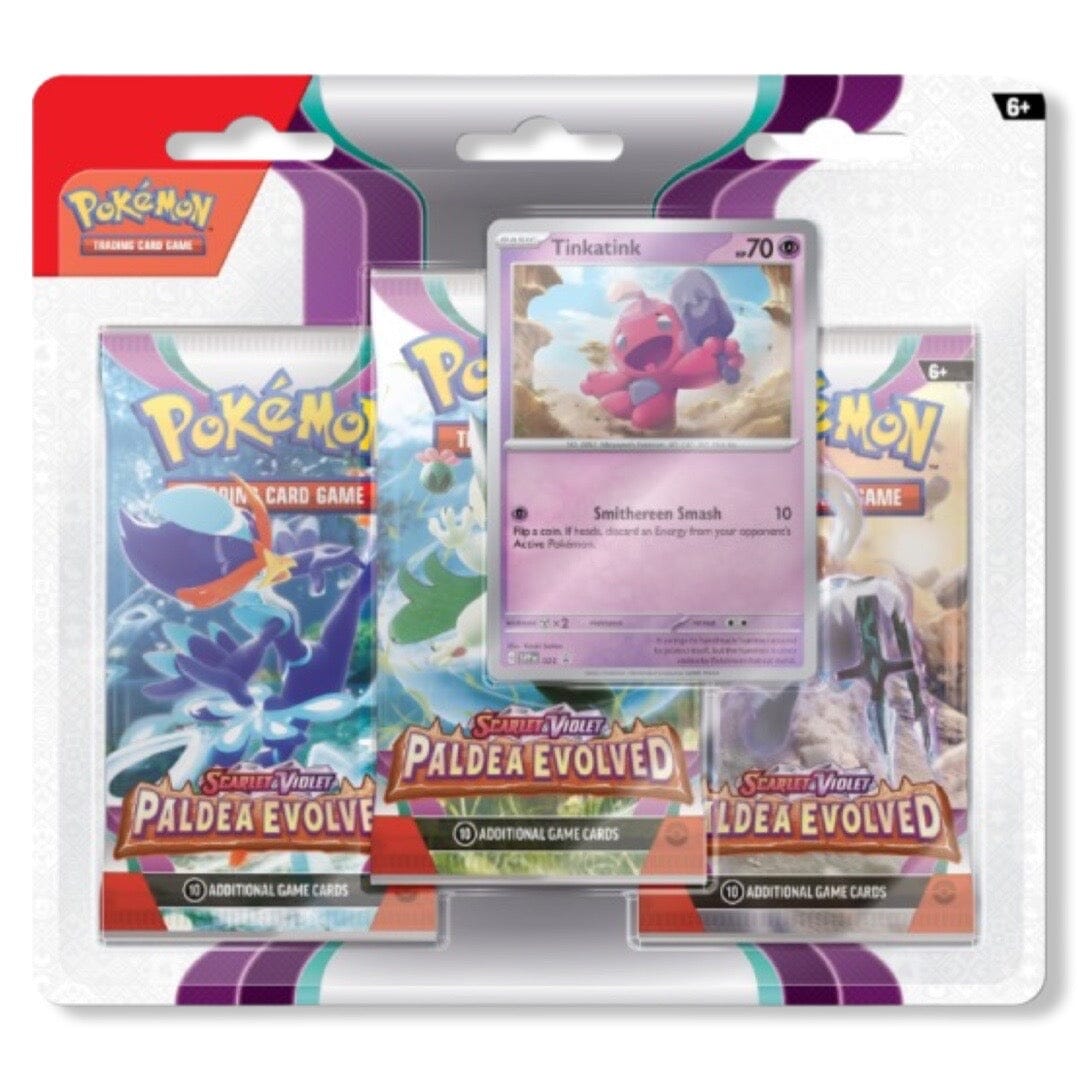 Paldea Evolved: 3-Pack Blister Varoom/ Tinkatink