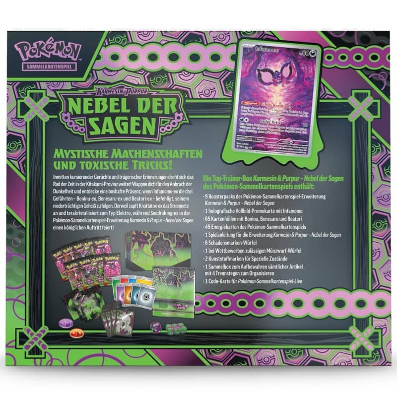Pokemon Nebel der Sagen- Top Trainer Box