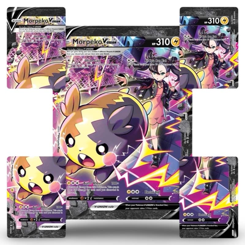 Pokemon Crown Zenith Morpeko V-Union Premium Playmat Collection
