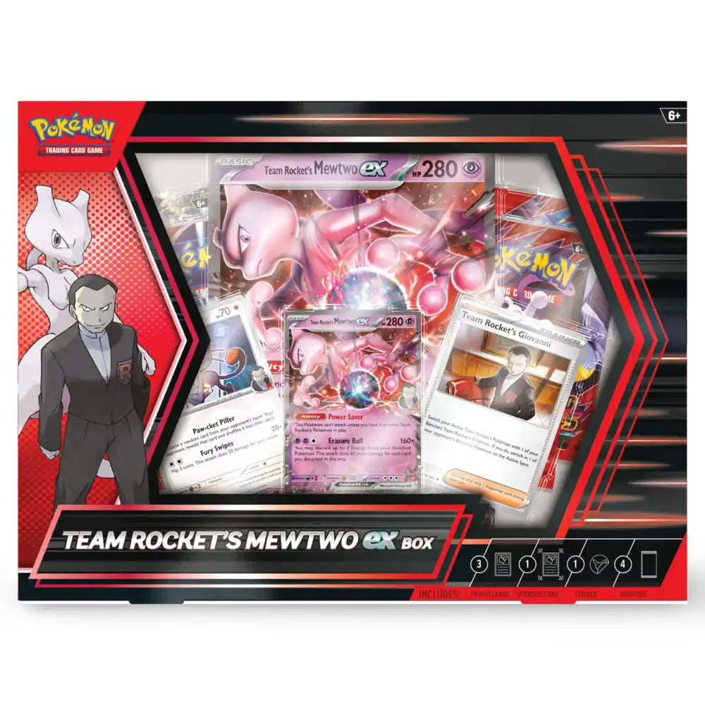 Pokemon Team Rocket’s Mewtwo ex Box CaardsRfun