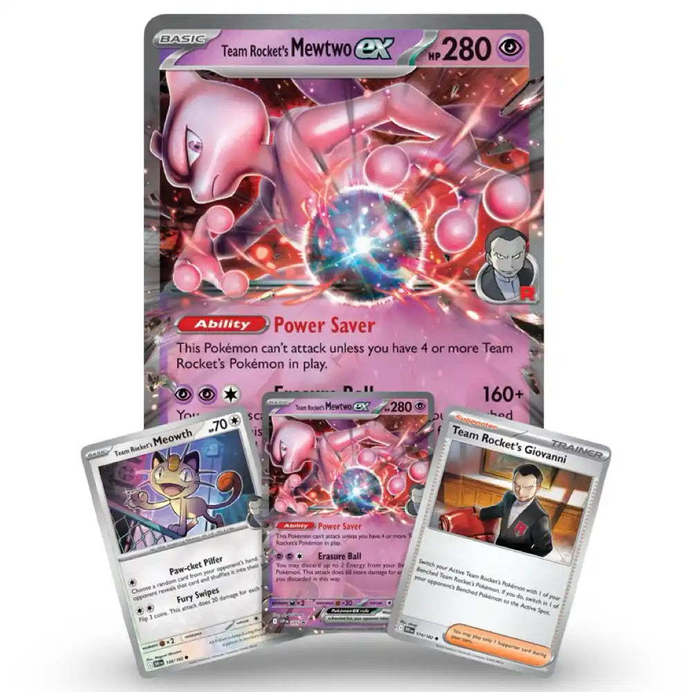 Pokemon Team Rocket’s Mewtwo ex Box CaardsRfun