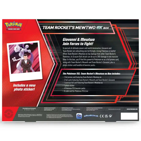 Pokemon Team Rocket’s Mewtwo ex Box CaardsRfun