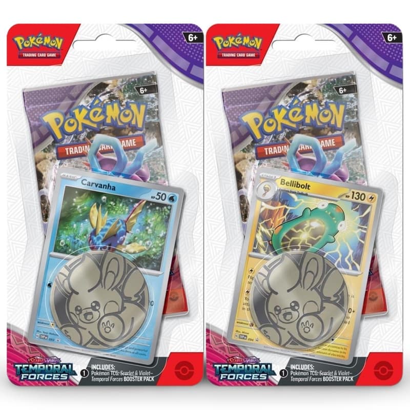 Pokemon Temporal Forces: 1-Pack Blister Carvanha/ Bellibolt