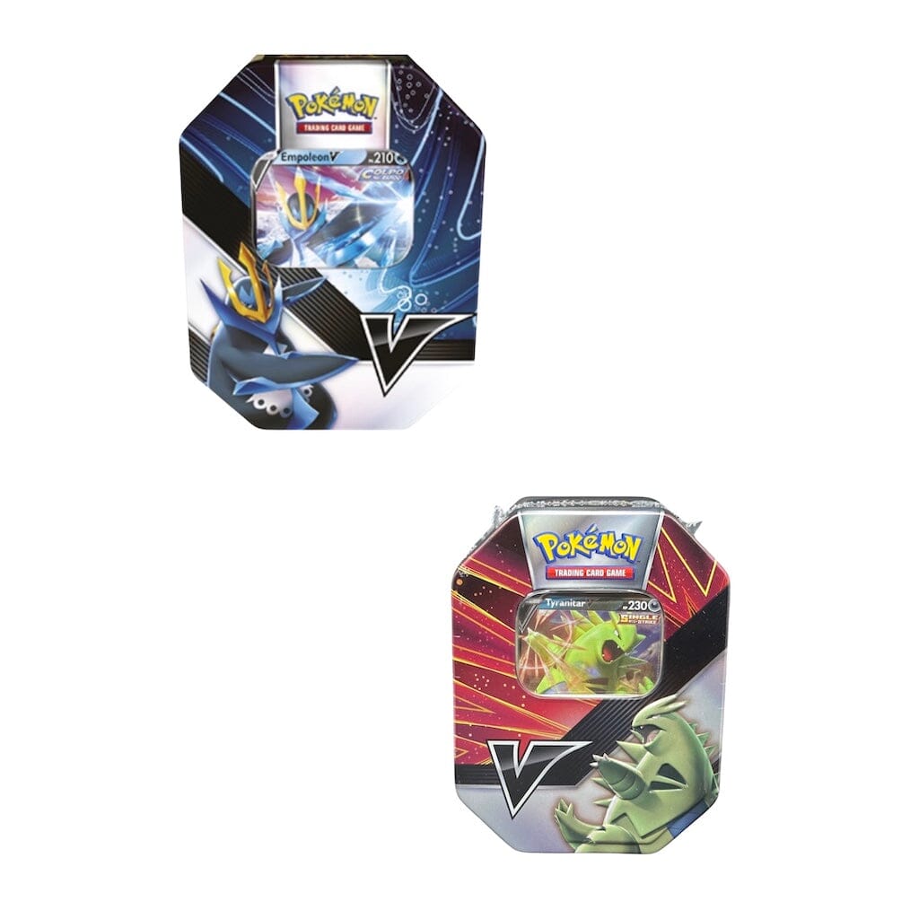 Pokemon TCG: V Strikers Tryanitar V/Empoleon V Latas aleatórias :  : Brinquedos e Jogos