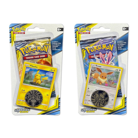 Pokemon Unbroken Bonds: 1-Pack Blister Pikachu/ Eevee