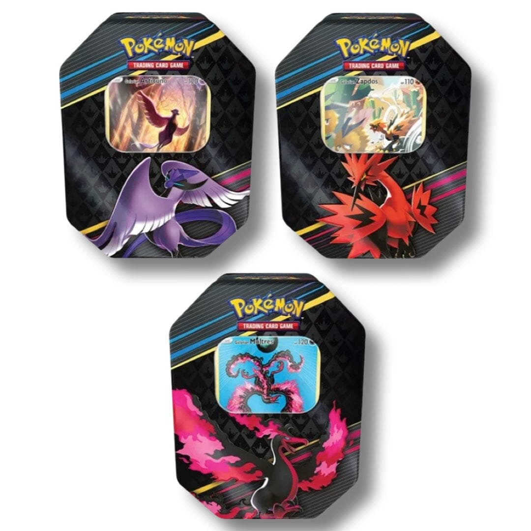 Crown Zenith Collection Tin (Galarian Articuno/Zapdos/Moltres) - Family Fun  Hobbies