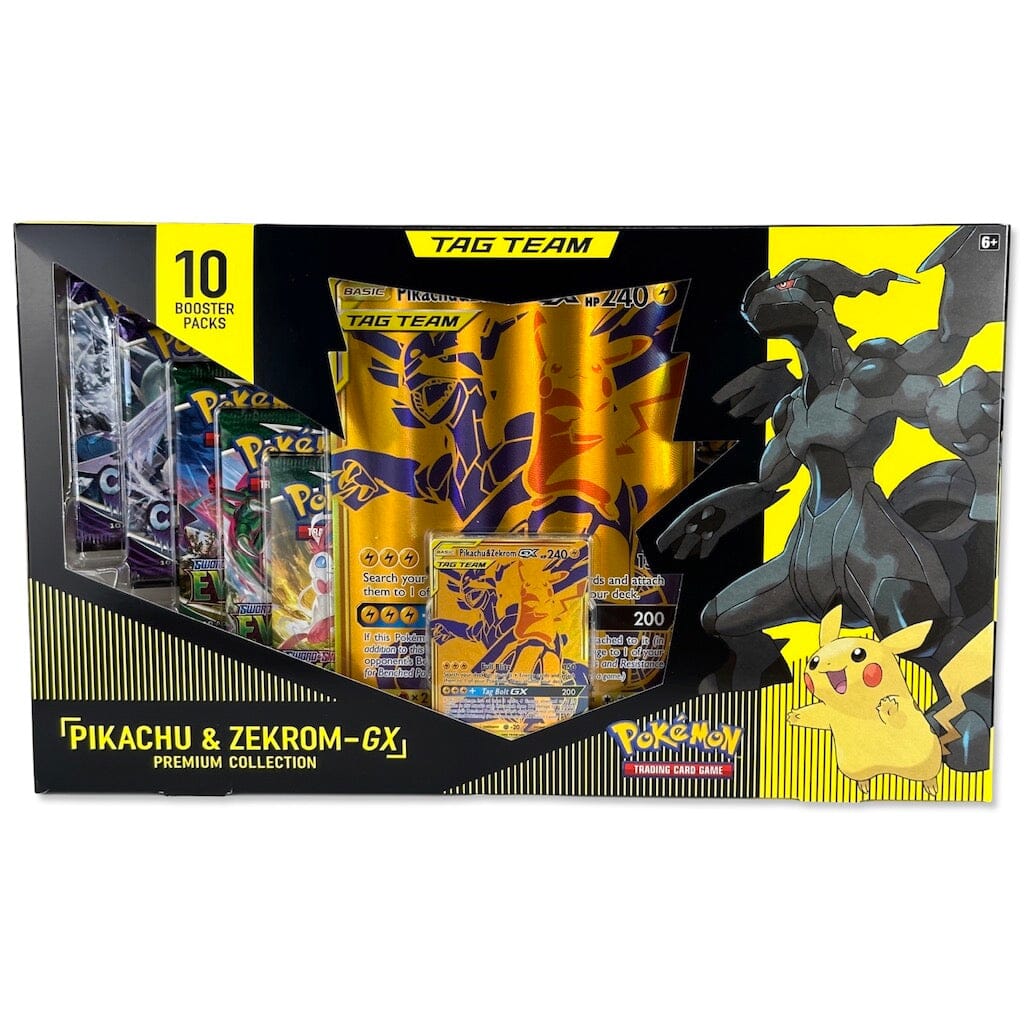 Pokémon TCG Tag Team GX Premium Collection Pikachu & Zekrom Box - US