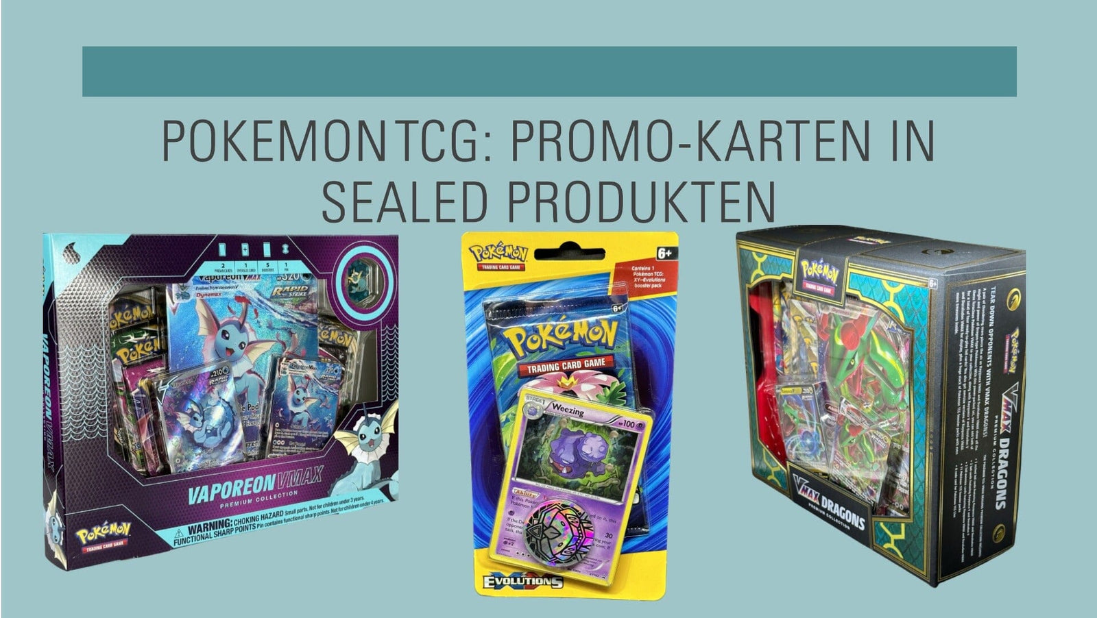 Pokemon TCG: Promo-Karten in Sealed Produkten