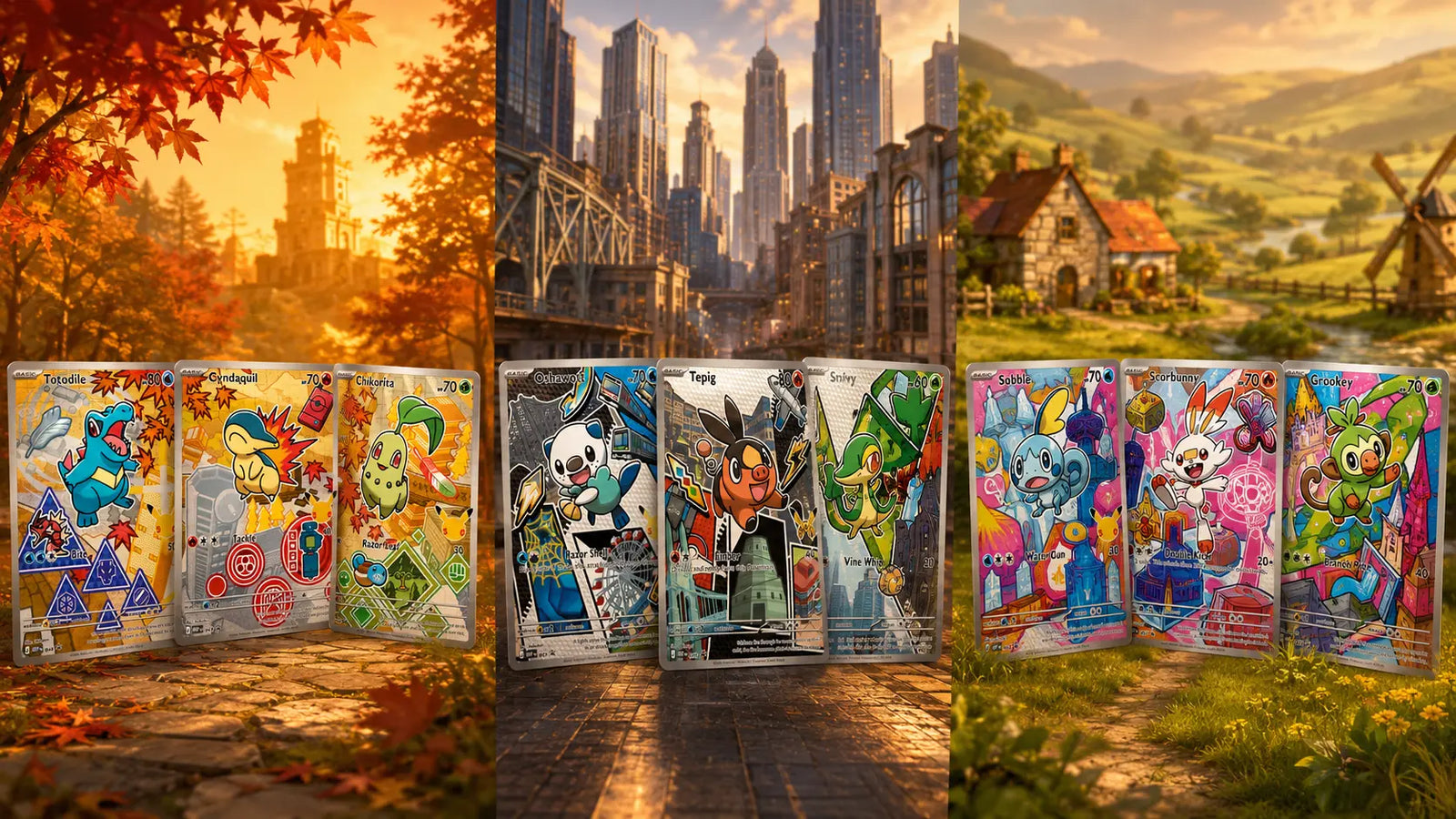 First Partner Collection Series 2 Johto Unova Galar Alle Artworks first-partner-collection-series-2-johto-unova-galar-alle-artworks