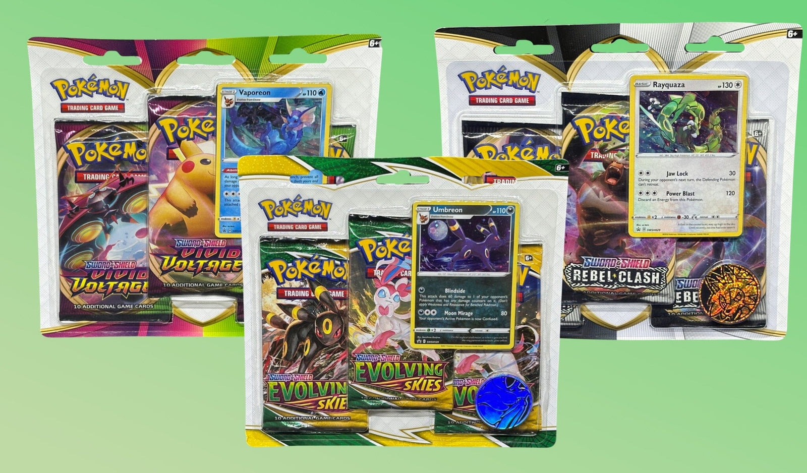 The Best Pokemon Sword and Shield 3 Pack Blisters at CardsRfun The Best Pokemon Sword and Shield 3 Pack Blisters at CardsRfun