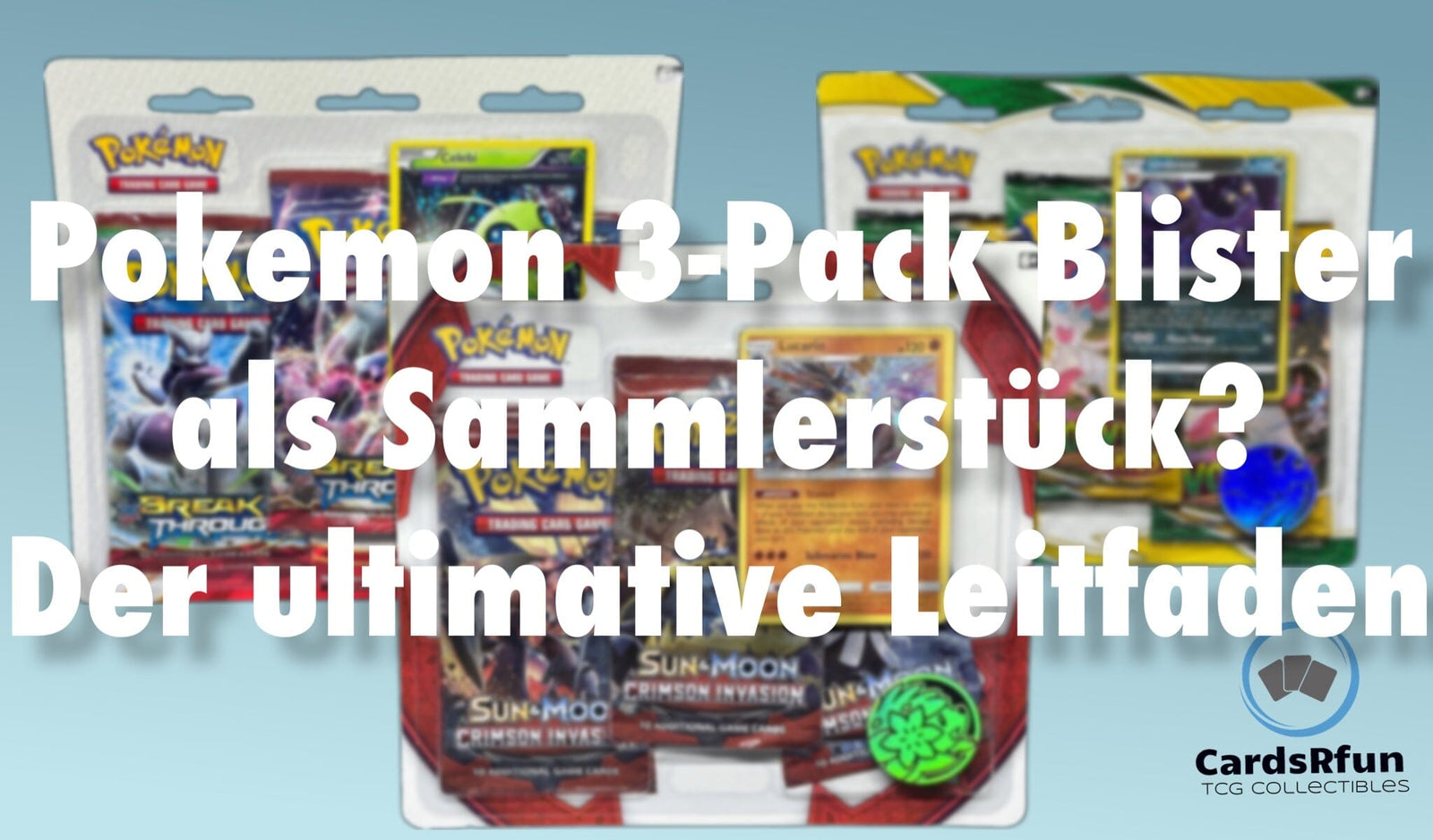 Pokemon 3-Pack Blister Collector's Guide CardsRfun Pokemon 3-Pack Blister Collector's Guide CardsRfun