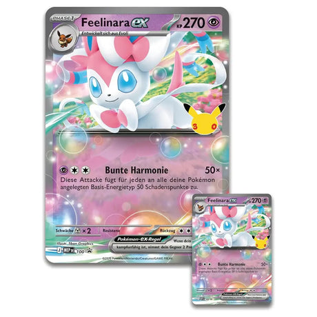 Pokemon 30 Jahre Feelinara ex Promokarte und übergroße Karte – bei CardsRfun