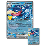 Pokemon 30 Jahre Quajutsu ex Promokarte und übergroße Karte – bei CardsRfun