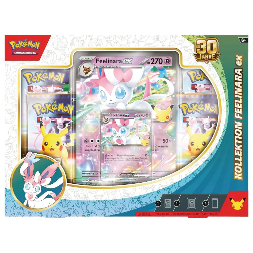 Pokemon 30 Jahre Kollektion Feelinara ex Inhalt – bei CardsRfun