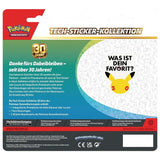 Pokemon 30 Jahre Tech Sticker Kollektion Alola-Kokowei – Rückseite mit Inhaltsangabe – bei CardsRfun