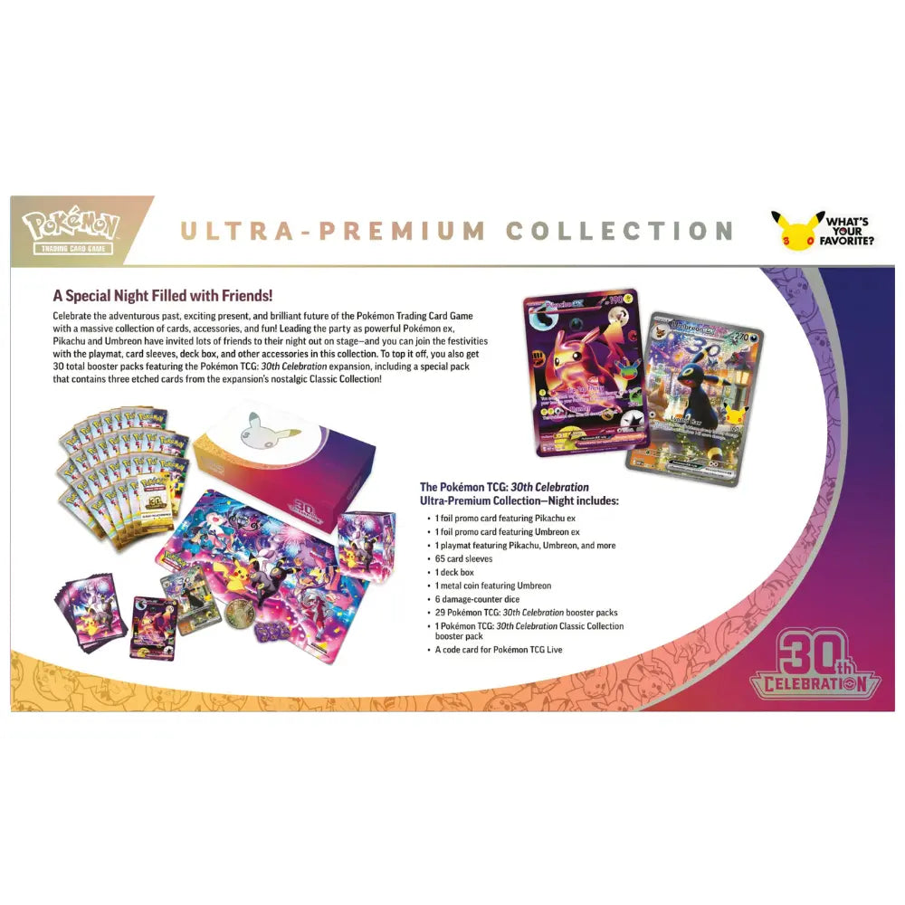 Pokemon 30th Celebration Ultra-Premium Collection EN