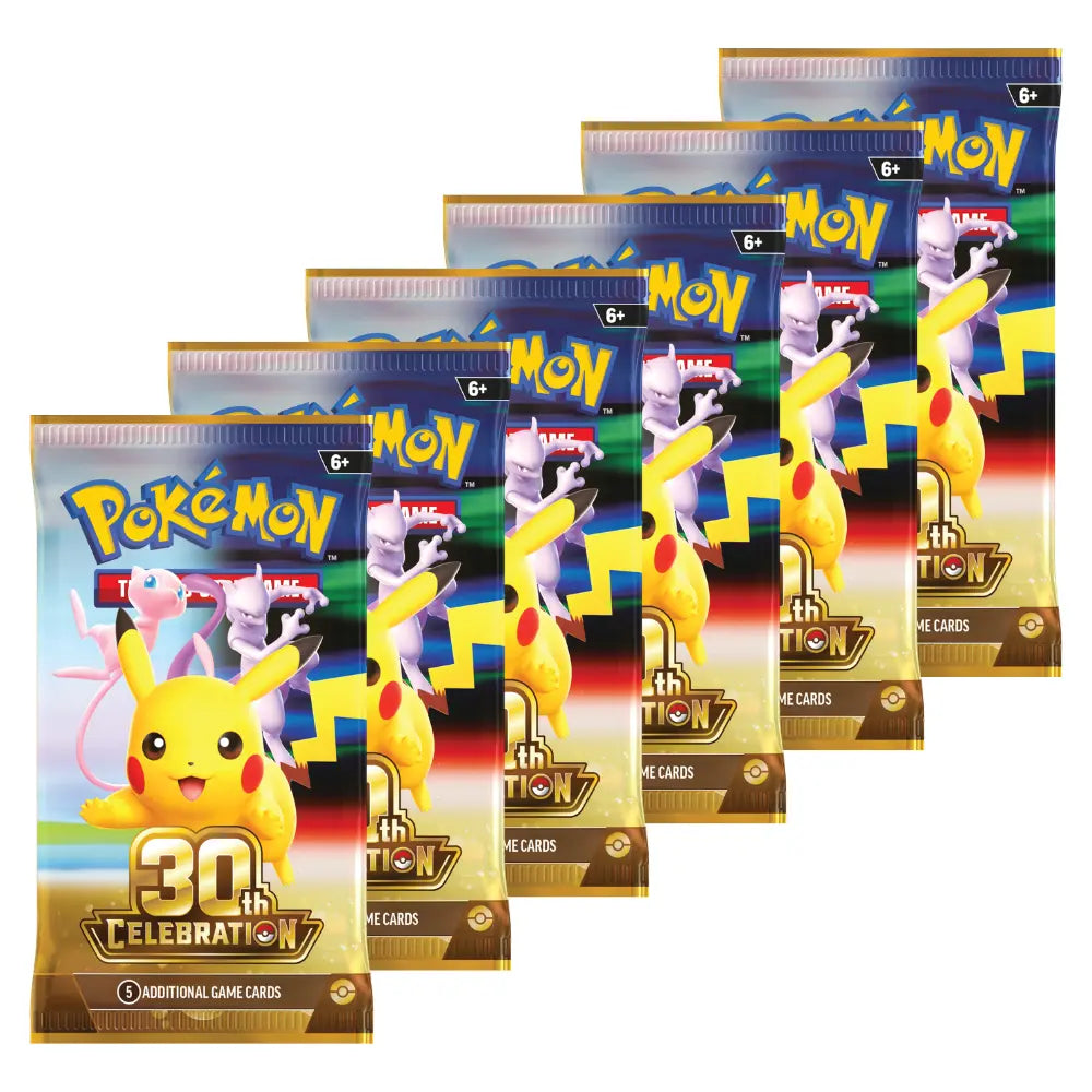 Pokemon 30th Celebration Booster Bundle 6 Packs EN
