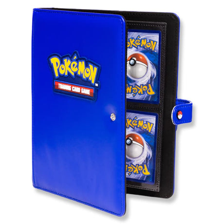 Ultra Pro Pokemon 4 Pocket Premium Snap Binder Blue CardsRfun