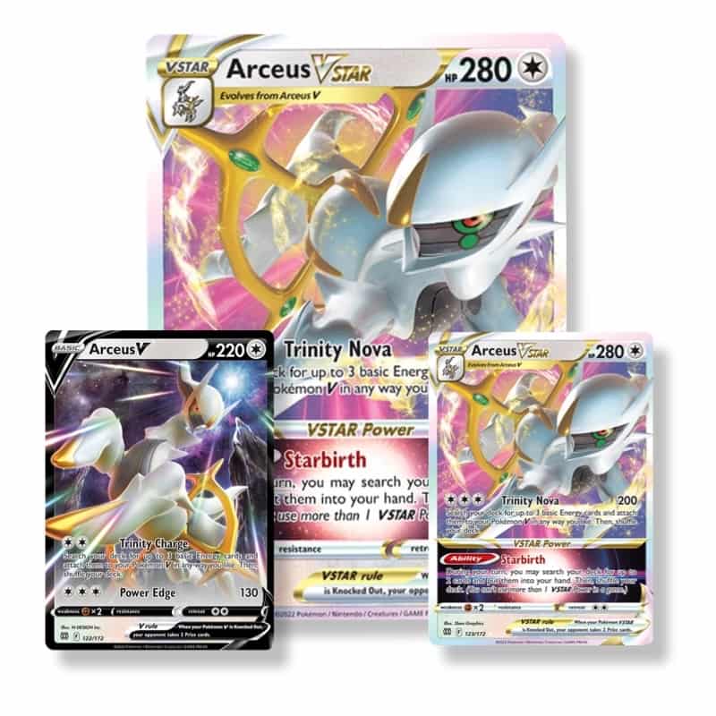 Arceus V & VSTAR セット プロモカードとダイスセット Pokemon