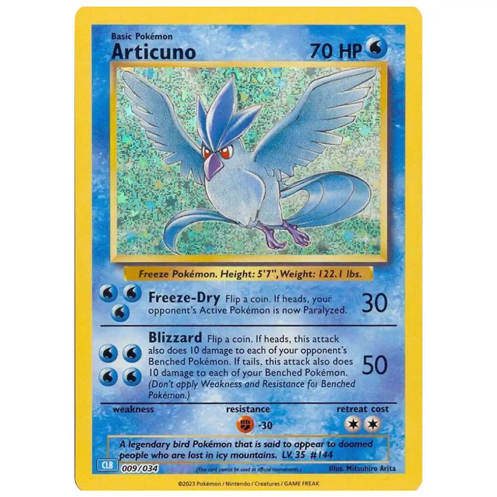 Articuno - 008/034 - Trading Card Game Classic (CL) CardsRfun