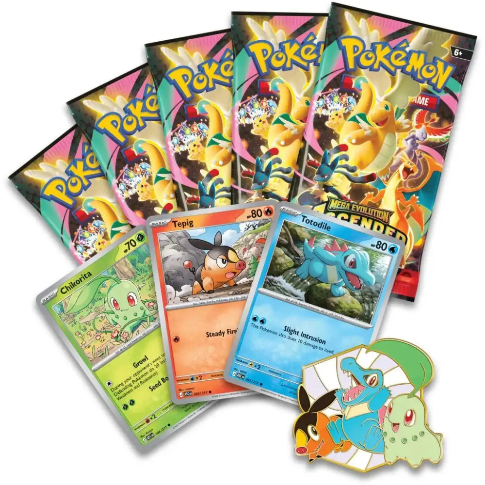 Pokemon Ascended Heroes - First Partner Deluxe Pin Collection CardsRfun