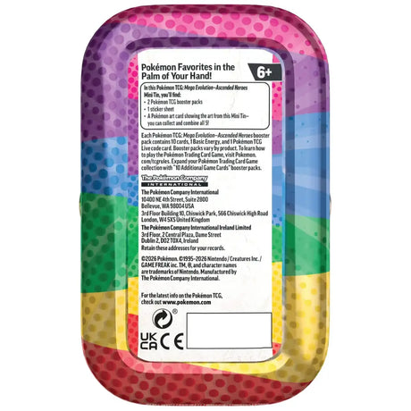 Pokemon Ascended Heroes - Mini Tin CardsRfun