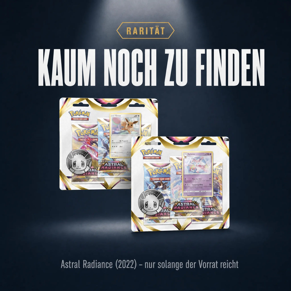 Pokemon Astral Radiance 3-Pack Blister Sylveon / Eevee