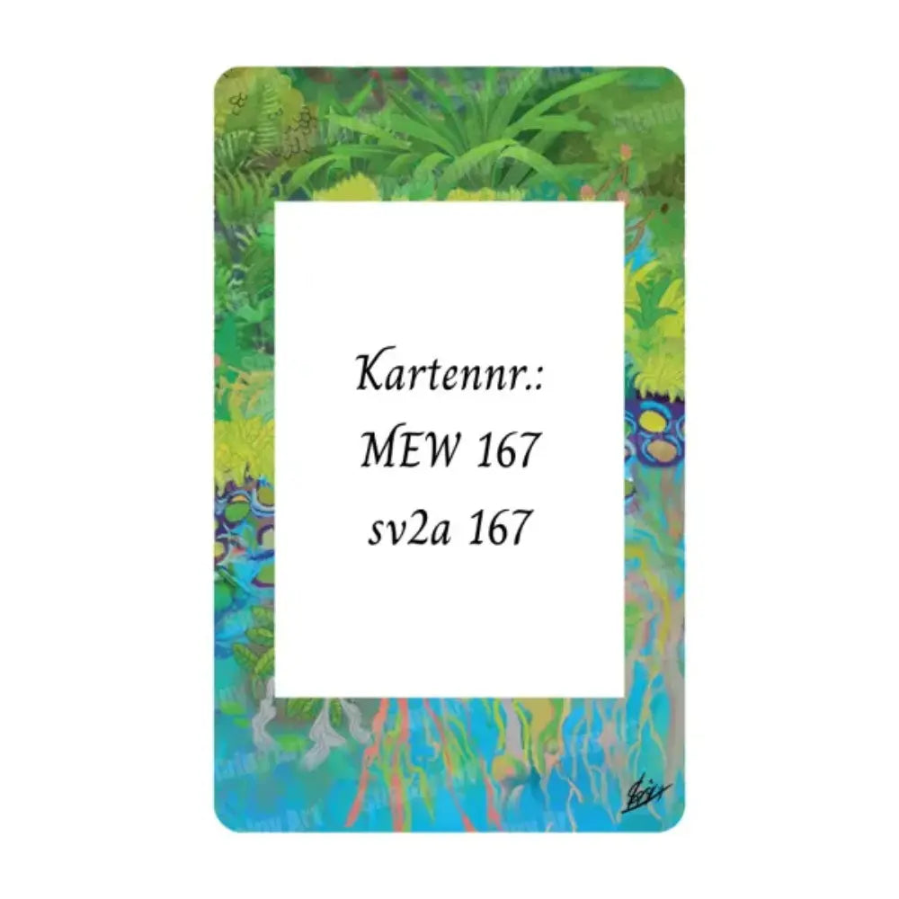 Blossom Bisaknosp 151 Extended Art Acryl Case Kartennummer MEW 167 – bei CardsRfun
