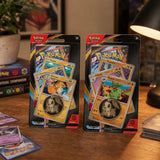 Chaos Rising 1-Pack Premium Blister auf dem Schreibtisch – Pokemon Sammler Lifestyle bei CardsRfun