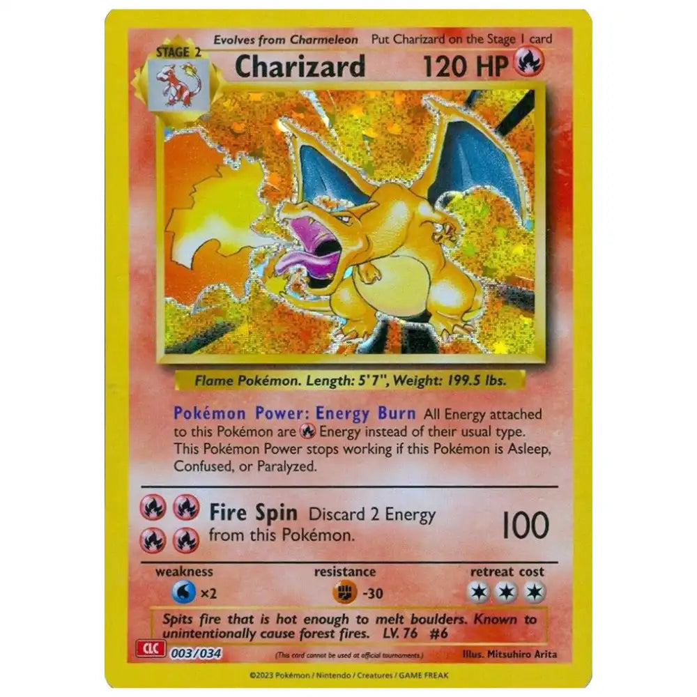 Charizard - 003/034 - Trading Card Game Classic (CL) CardsRfun