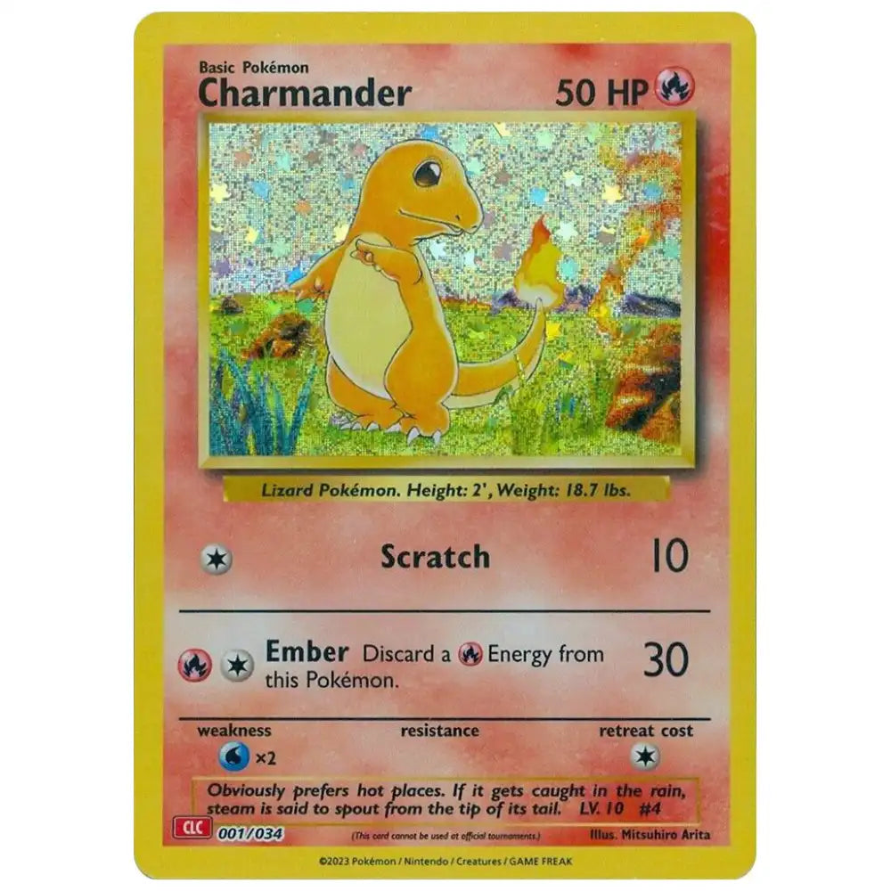 Charmander - 001/034 - Trading Card Game Classic (CL)