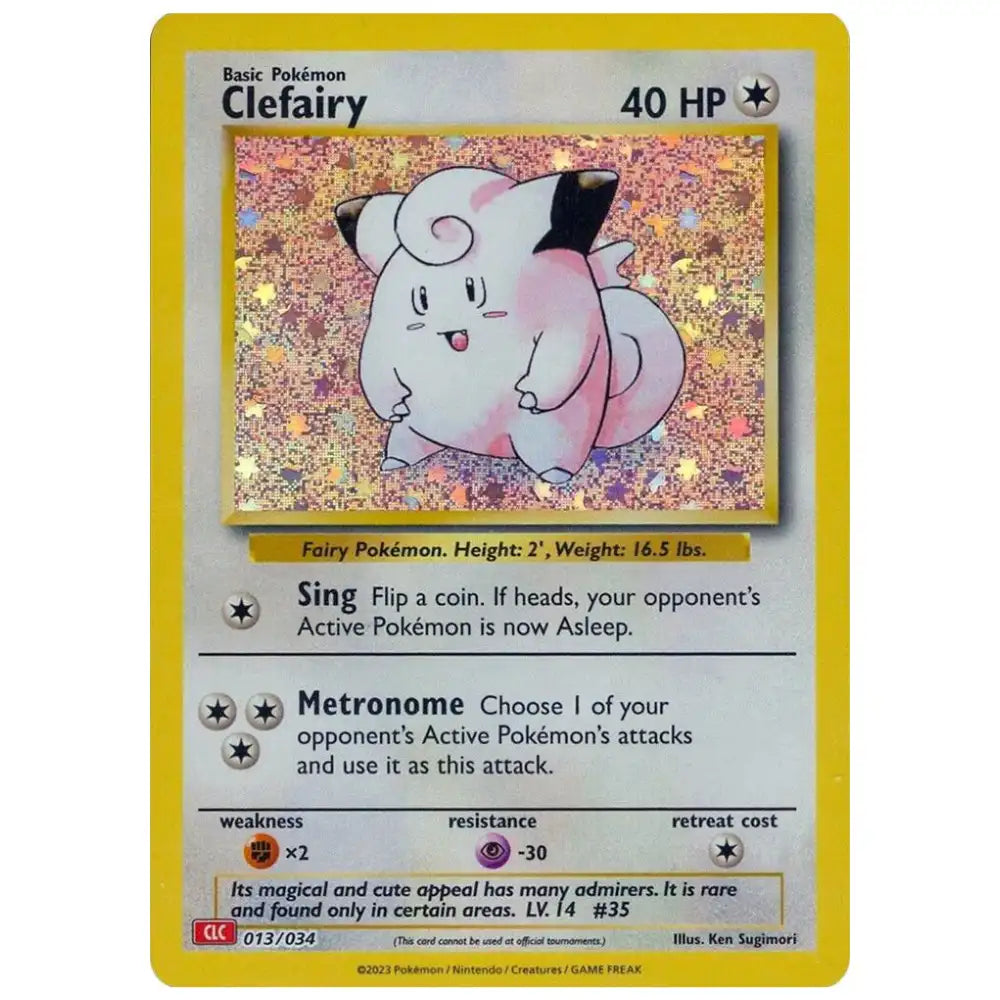 Clefairy - 013/034 - Trading Card Game Classic (CL) CardsRfun