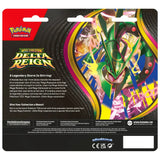 Rückseite Pokemon Delta Reign 3-Pack Blister Mega Rayquaza ex – bei CardsRfun
